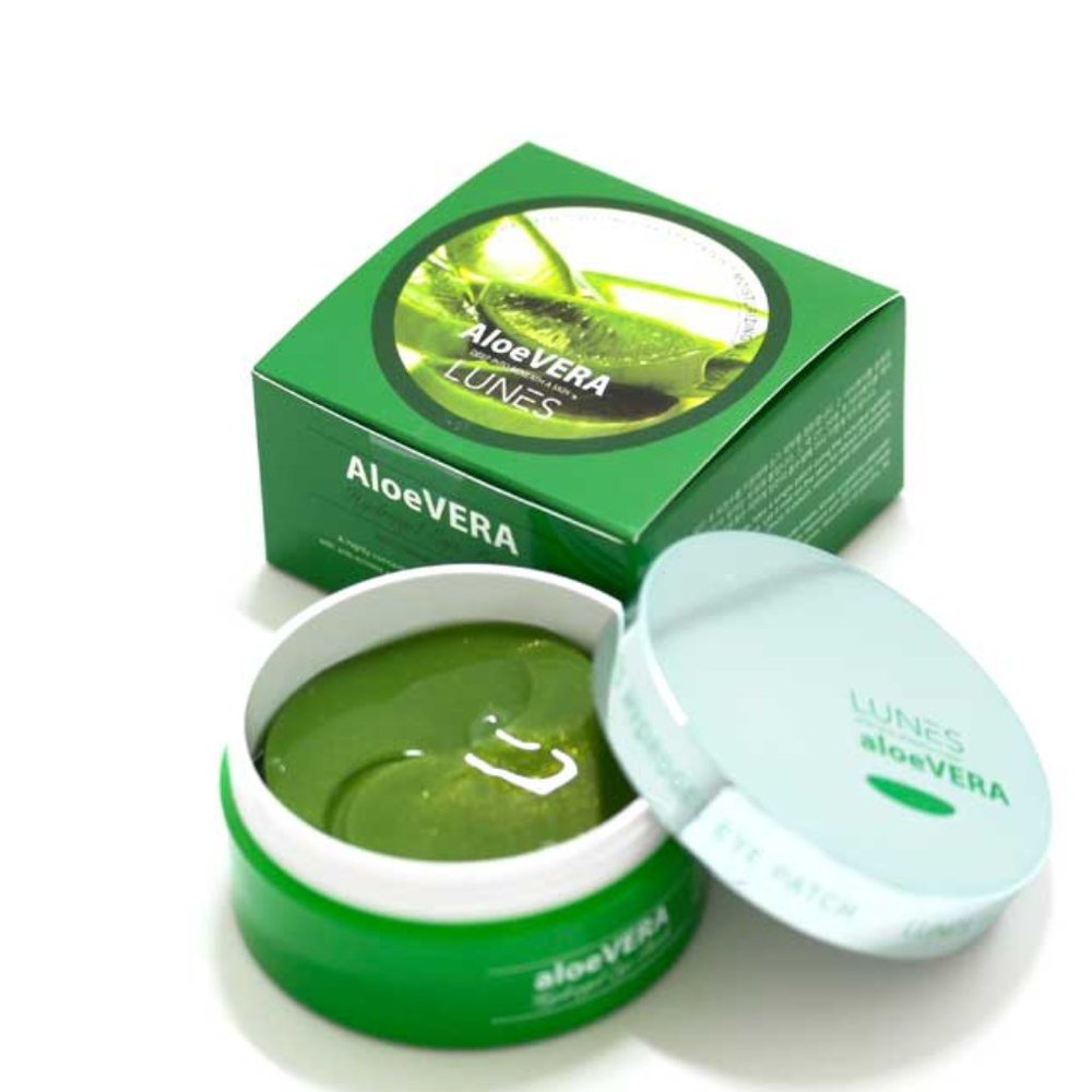 Lunes Aloe Vera Hydrogel Eye Patch (60pcs) Moisturizing lifting with collagen